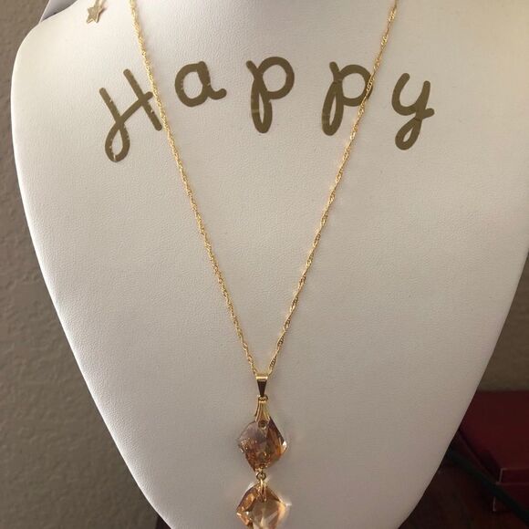 Swarovski authentic Crystals 18kGold Plated CHIC - Picture 9 of 13